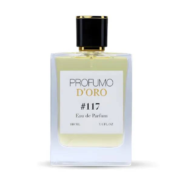Profumo D’oro #117 – edler Flakon, Hauptansicht des sinnlich-intensiven Eau de Parfum